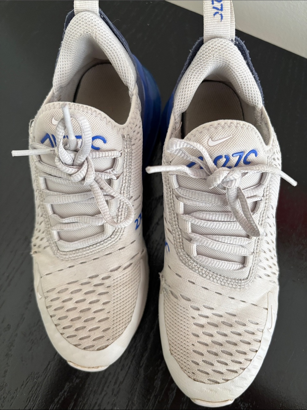 Two Pairs Nike Air Max 270 size 4Y - Picture 10 of 16